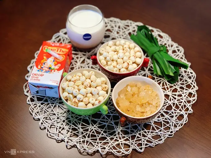 Sữa hạt sen không cần máy