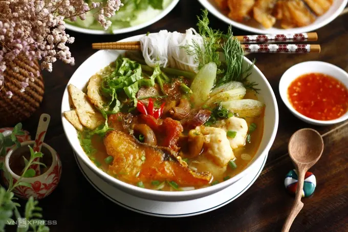 Bún cá cay Hải Phòng