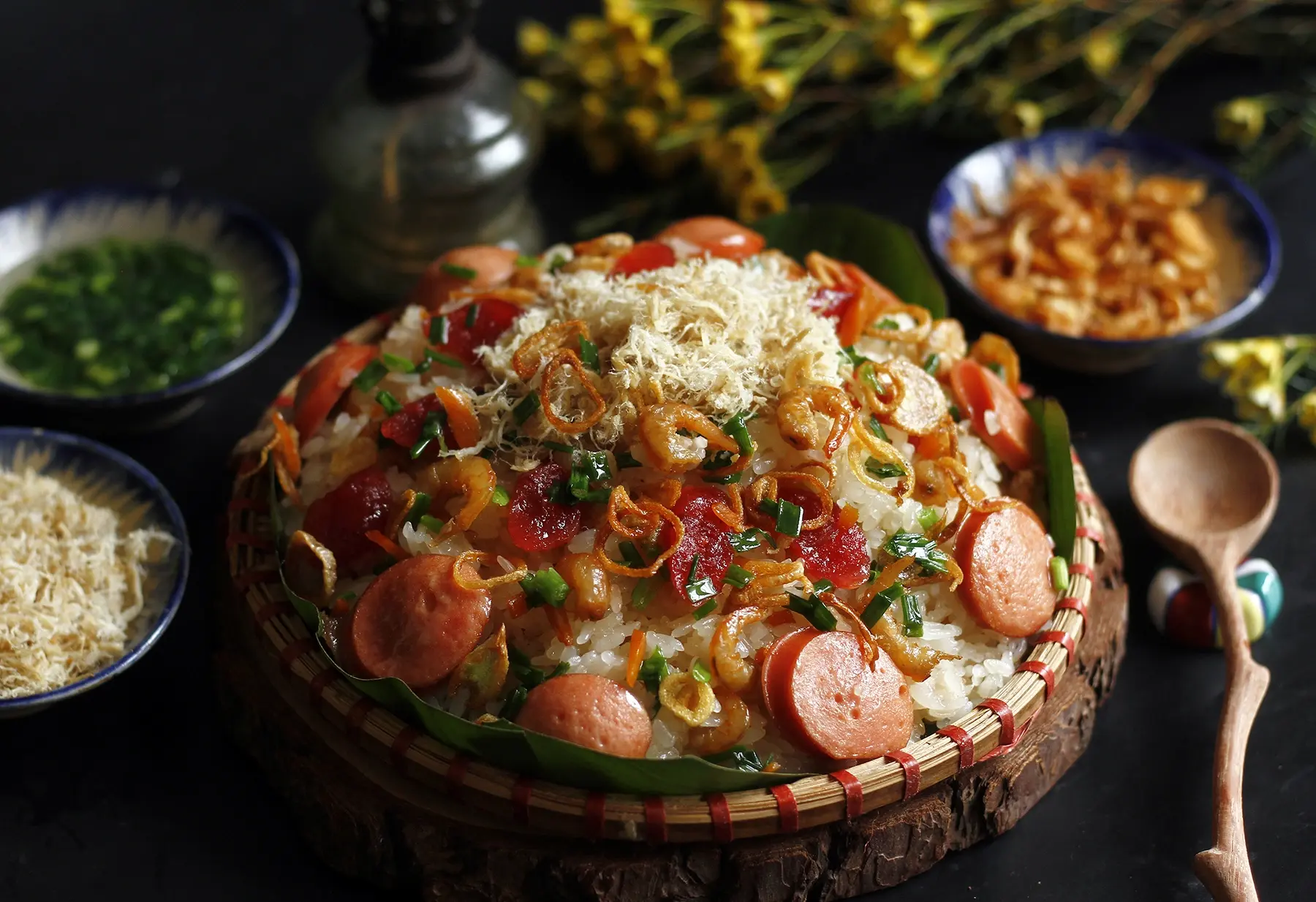 Xôi mặn thập cẩm dẻo rền
