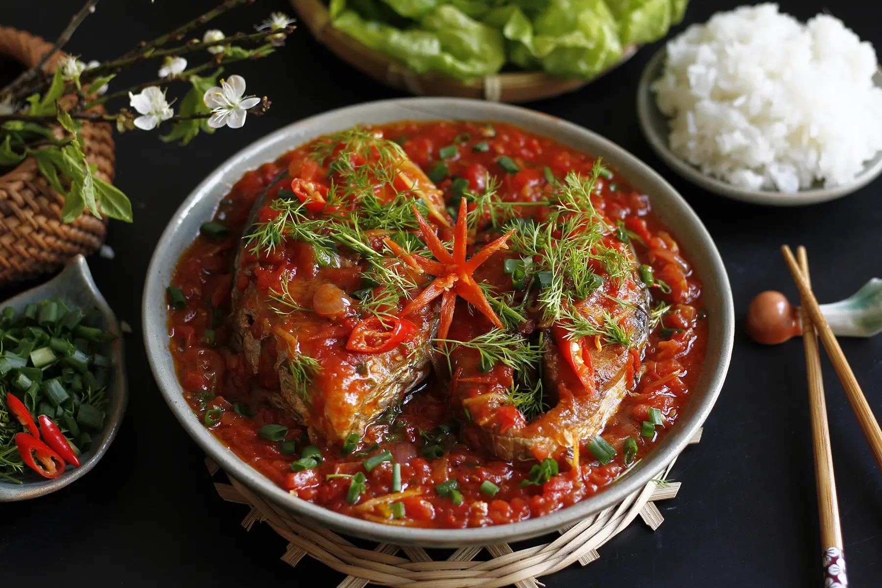 Cá thu sốt cà chua